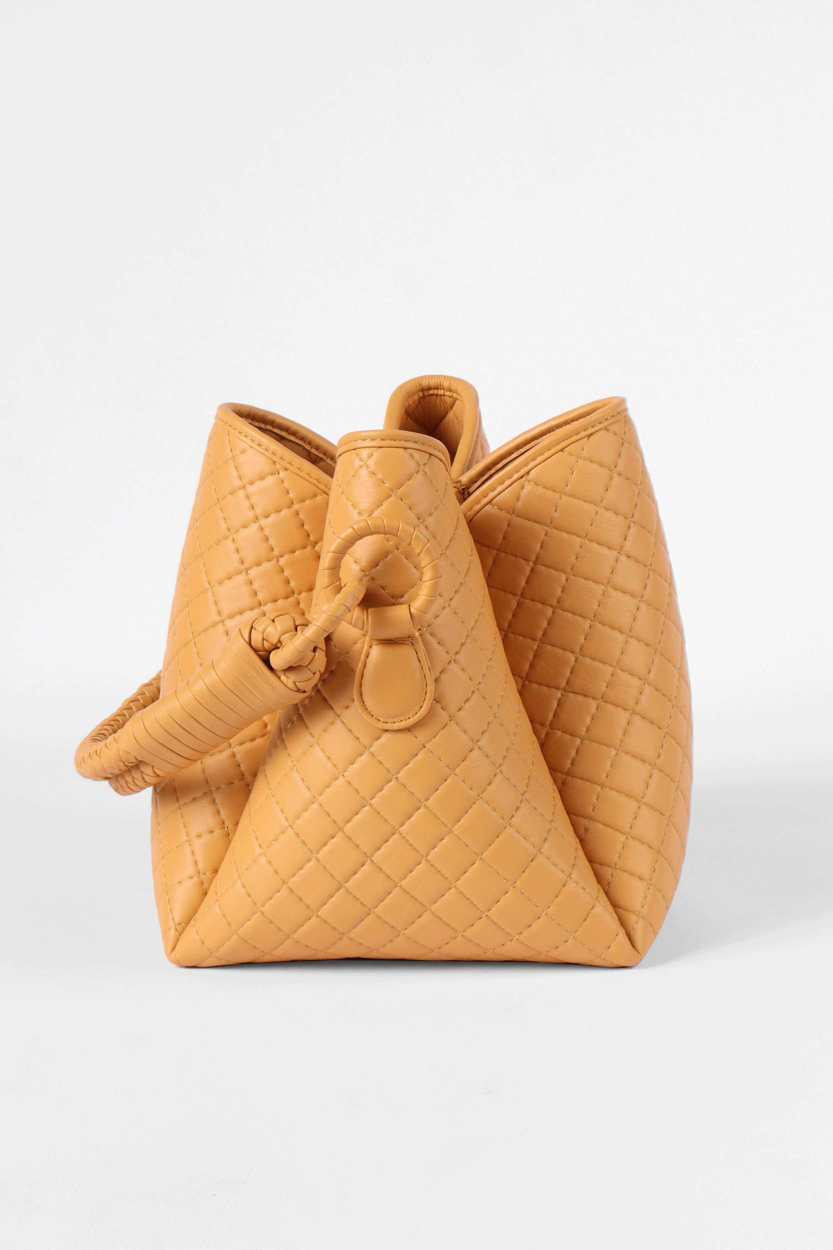Tulip Bucket Bag, Yellow Ochre