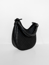 Saddle Shoulder Bag, Black