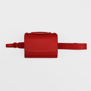 Canvas  3 in 1 convertible Belt bag - Bright Red