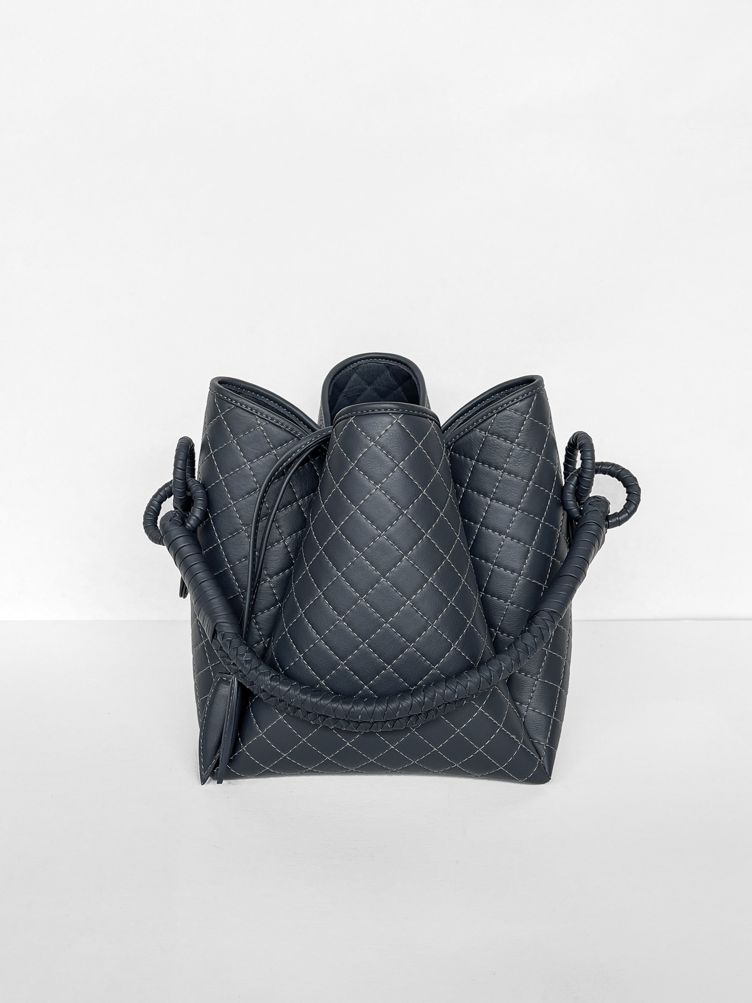 Tulip Bucket Bag, Dark Gray