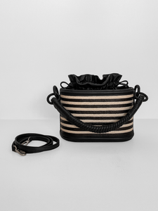 Caña Basket Bucket, Stripes.