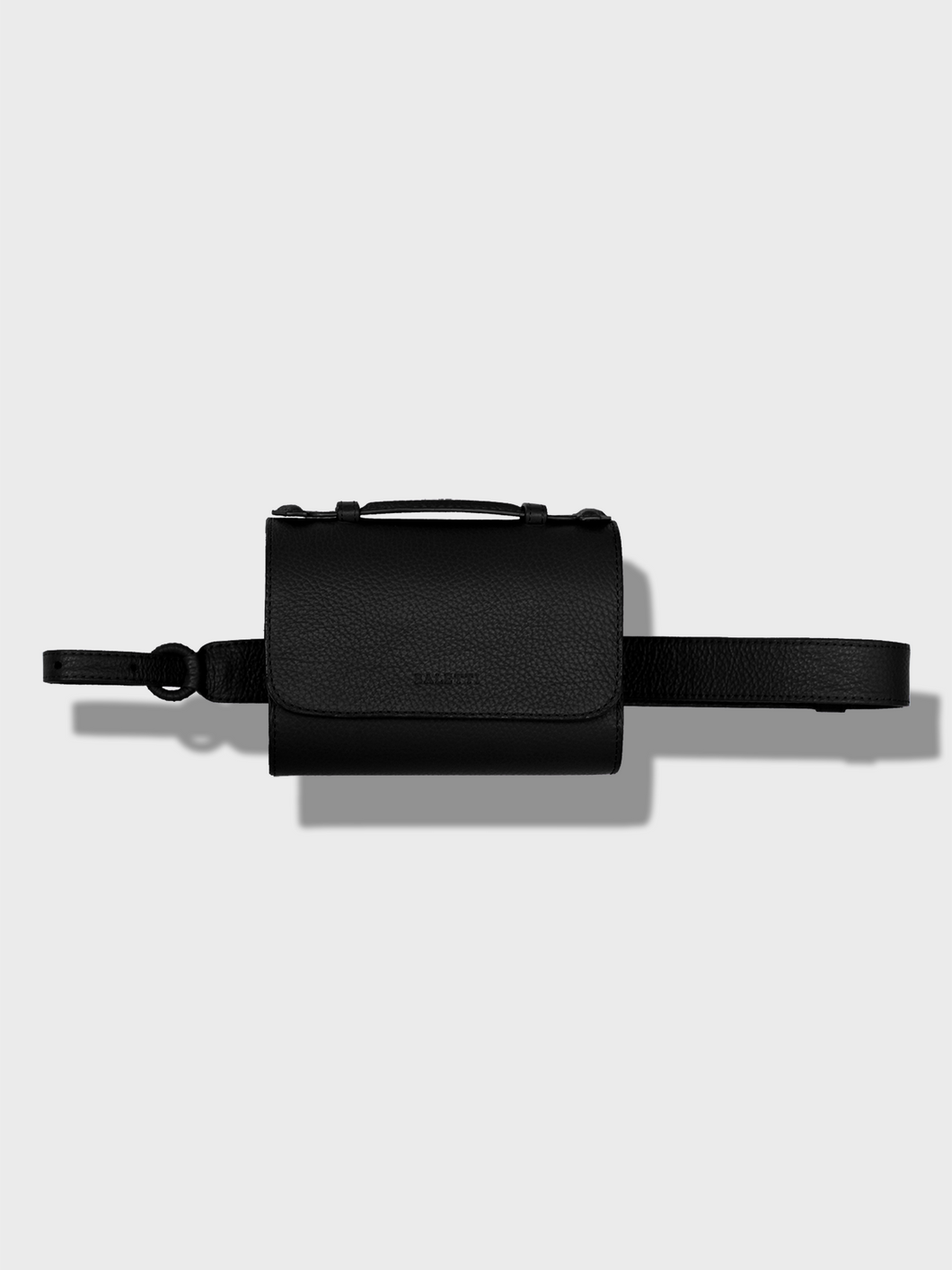 Canvas 3 in 1 convertible Belt bag - Black
